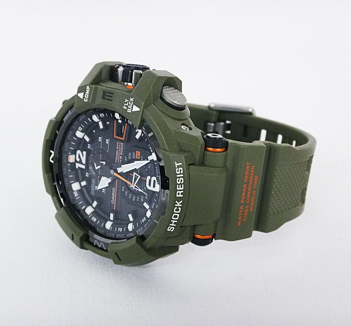 【希少オリーブ】カシオ G-SHOCK グラビティマスター GW-A1100KH