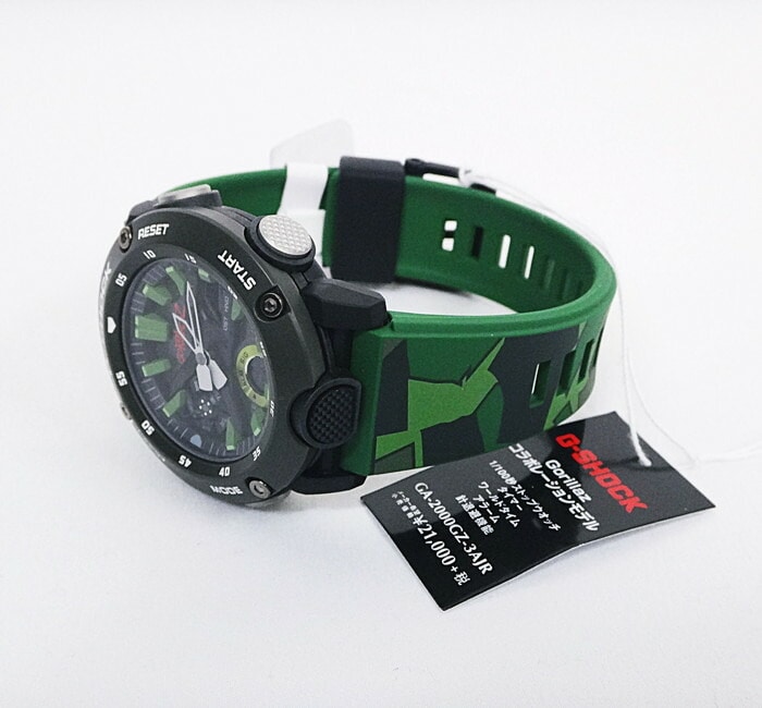 時計ゴリラズ G-SHOCKコラボモデルGA-2000GZ-3AJR - 腕時計(アナログ)