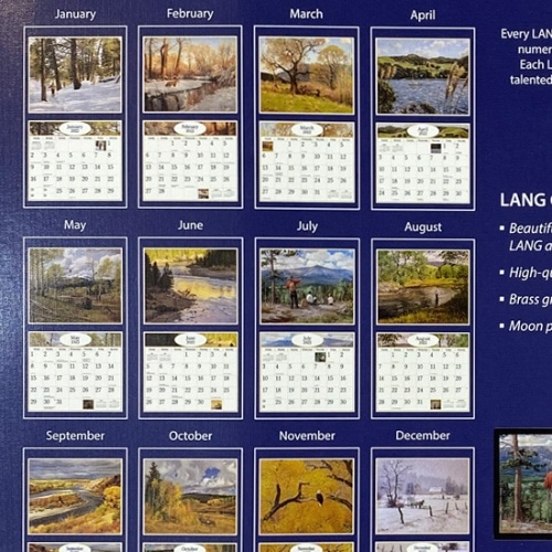 2022年　LANG壁掛けカレンダー　FOUR SEASONS