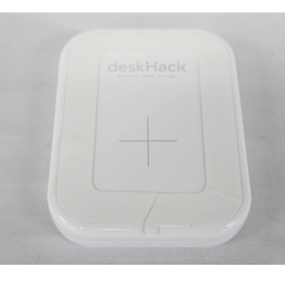 [中古B]deskHack ワイヤレスデスクチャージャー ホワイト CIO-QIDH-STWH