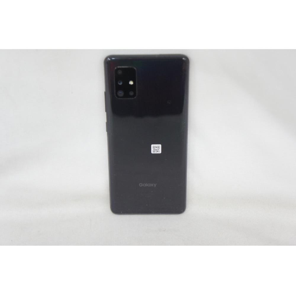 中古B]Galaxy A51 5G SCG07 プリズム ブリックス ブラック (au)(SIMロック解除済): わたネット