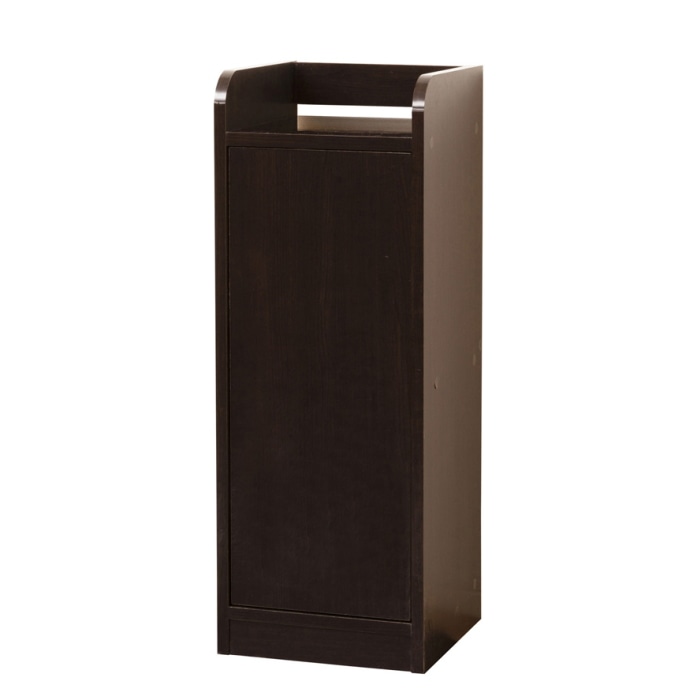 鏡面モデム収納ラック スリム 21330 ブラウン (本州四国九州限定)