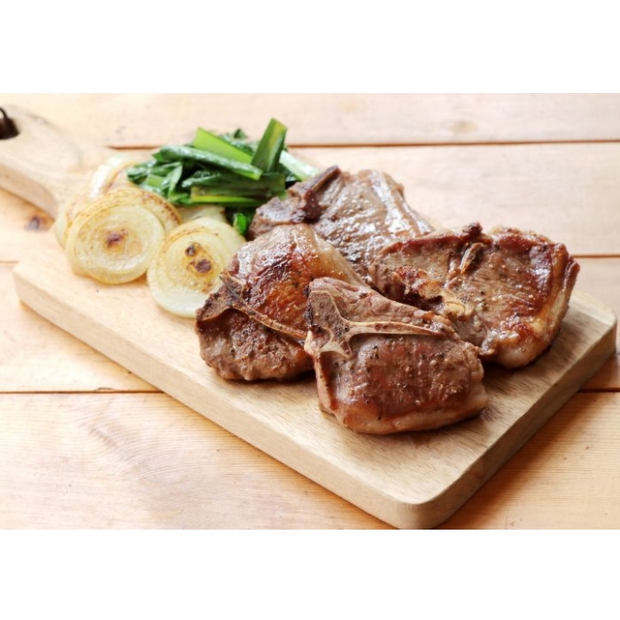 [冷凍][直送10]ラムTボーンステーキ 350g～380ｇ 【配送指定日不可】1359