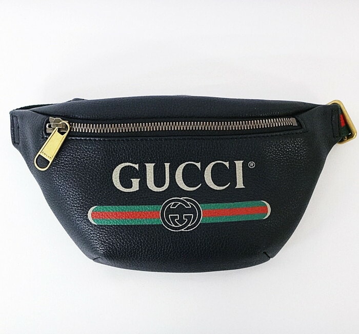 Sランク】Gucci(グッチ) ヴィンテージロゴ レザー ボディバッグ 527792