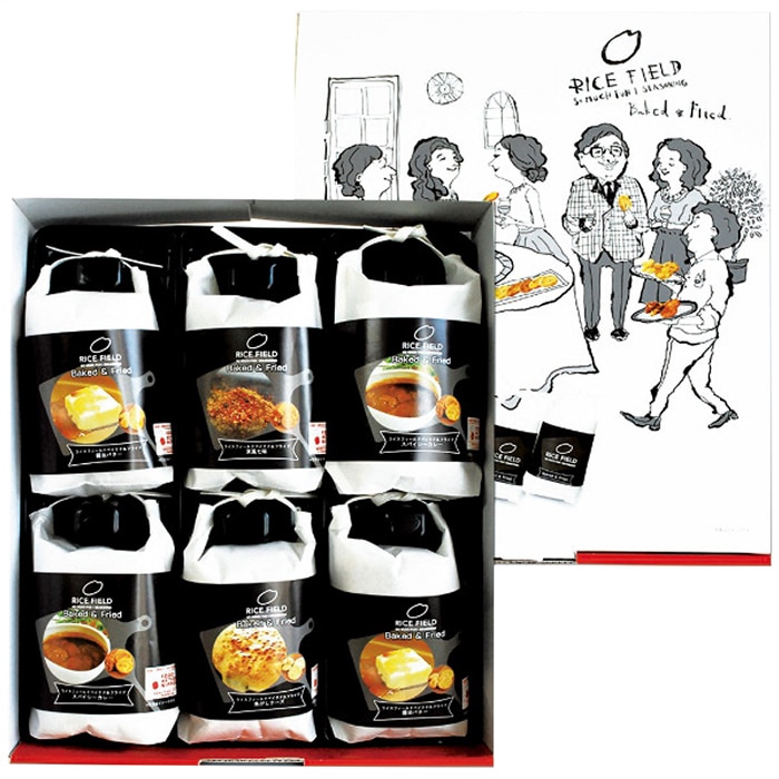 京寿楽庵 ライスフィールド ベイクドアンドフライド 6袋入 [直送商品](4204-084)