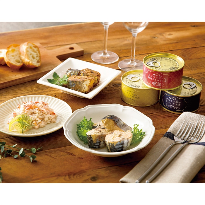 サワショウ 缶詰ソムリエ 紅ズワイガニ 脚肉入りほぐし身 [直送商品](4242-010)