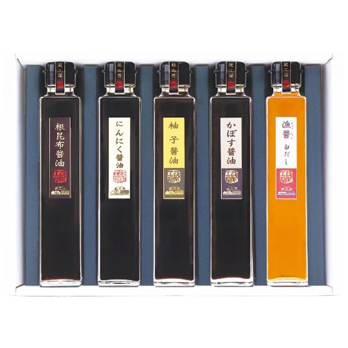 二反田醤油店 蔵工房 蔵からの贈り物 (香味醤油 詰合せ) [直送商品](4238-011)
