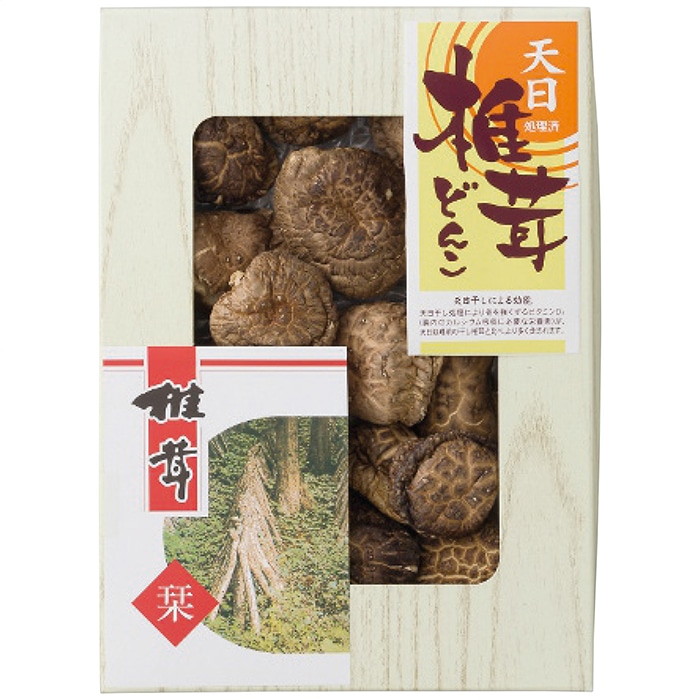 寿力物産 九州産 天日処理 どんこ 椎茸 [直送商品](4252-059)
