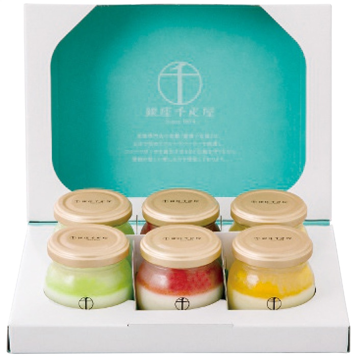 銀座千疋屋 銀座フルーツ 杏仁 6個 詰合せ [冷凍][直送商品](4028-042)