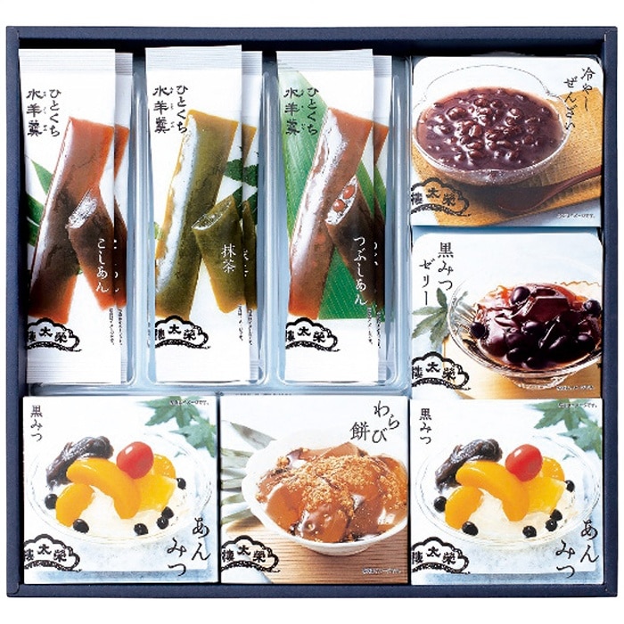 [直送10]お中元 榮太樓總本鋪 甘味詰合せ 彩瀬 SA2 (1698-040)