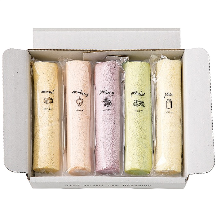 お歳暮  5種のふわふわスティックロールケーキ [冷凍][直送商品](9828-031)
