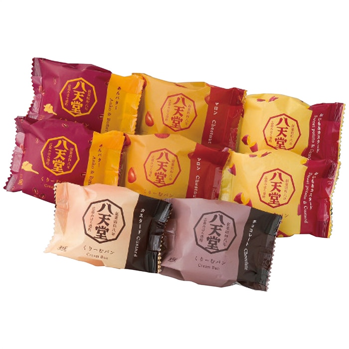 お歳暮 八天堂 冬のくりーむパン5種8個詰合せ [冷凍][直送商品](9803-015)