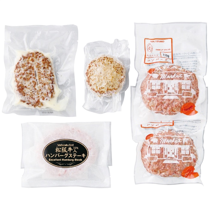 お歳暮 まんてん堂 ハンバーグ食べ比べセット [冷凍][直送商品](9804-017)