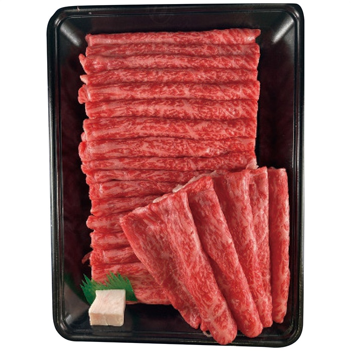 お歳暮 萬野和牛すきしゃぶ用赤身(約600g) [冷凍][直送商品](9809-031)