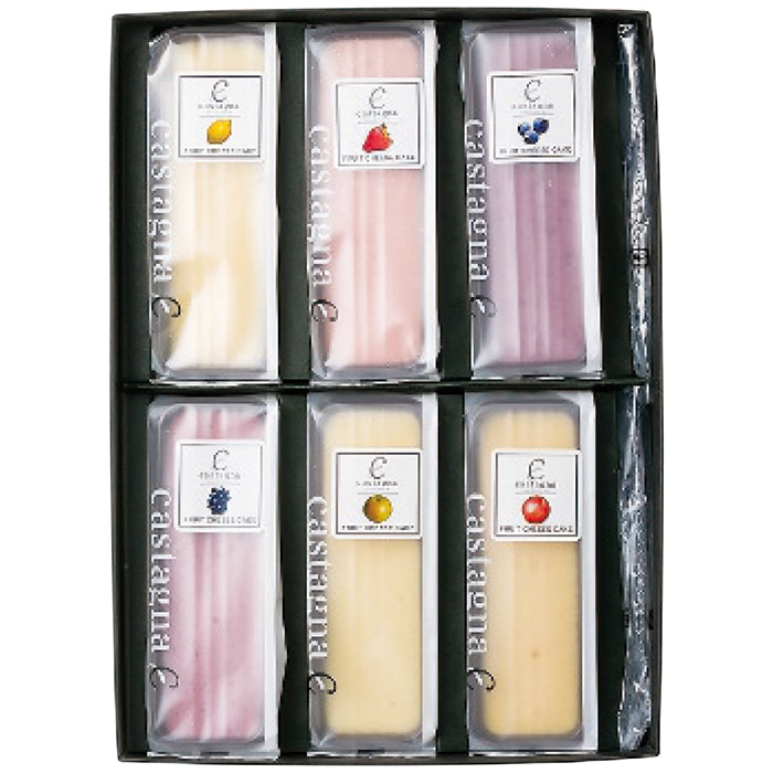 お歳暮 Castagna 広島県産フルーツチーズケーキ6種セット [冷凍][直送商品](9824-019)