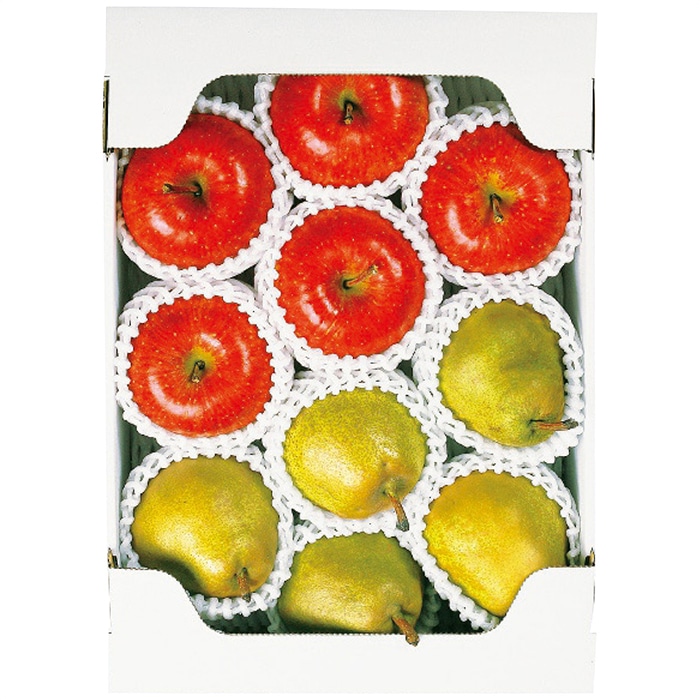 お歳暮 丸松青果 いずみ会の山形産サンふじりんごとラ・フランス約3kg 【12月上旬以降順次発送】 [直送商品](9830-048)