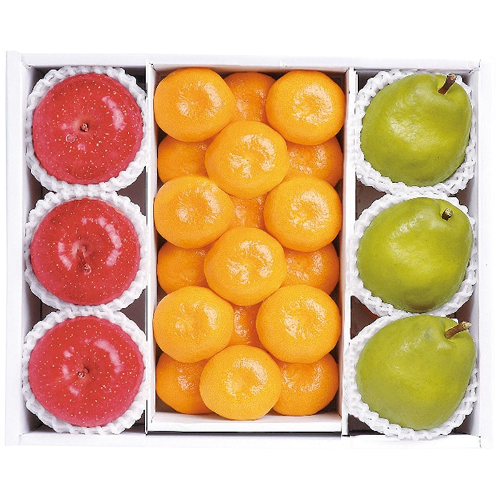 お歳暮 大阪南部合同青果 長野県産 サンふじ＆山形県産 ラフランス＆和歌山県産 みかん 【12月上旬以降順次発送】 [直送商品](9832-066)