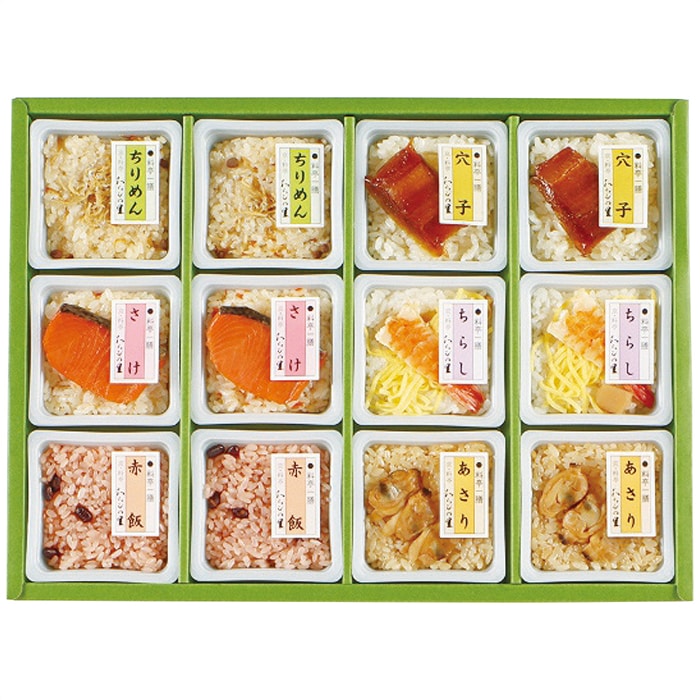 お歳暮 ワラビノサト 料亭一膳 炊き込みご飯詰合せ 里-50D [直送商品](9834-034)