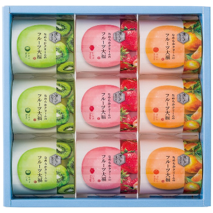 [直送商品]ひととえ 凍らせて食べる なめらかクリームのフルーツ大福 DFA-30 (1189-027)