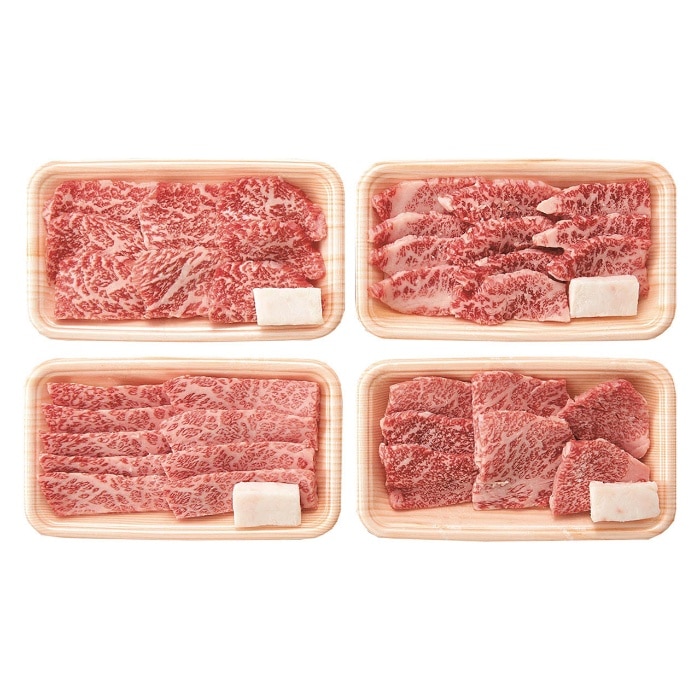 [冷凍][直送商品]母の日 5/8-10お届け サンショク 松阪牛人気の焼肉4種食べ比べセット 480g 【配送指定日不可】 (1851-717)