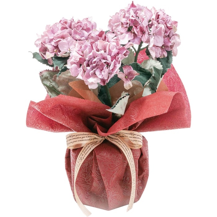 [直送商品]母の日 5/8-10お届け アークフラワースタジオ アーティフィシャルフラワー紫陽花3本立ち パープル 【配送指定日不可】 (1852-214)