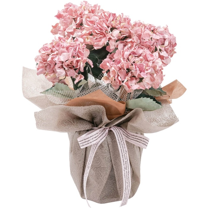 [直送商品]母の日 5/8-10お届け アークフラワースタジオ アーティフィシャルフラワー紫陽花5本立ち ピンク 【配送指定日不可】 (1852-238)