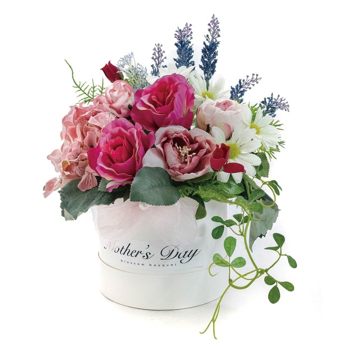 [直送商品]母の日 5/8-10お届け アークフラワースタジオ アーティフィシャルフラワー ラヴィアンローズ 【配送指定日不可】 (1852-315)