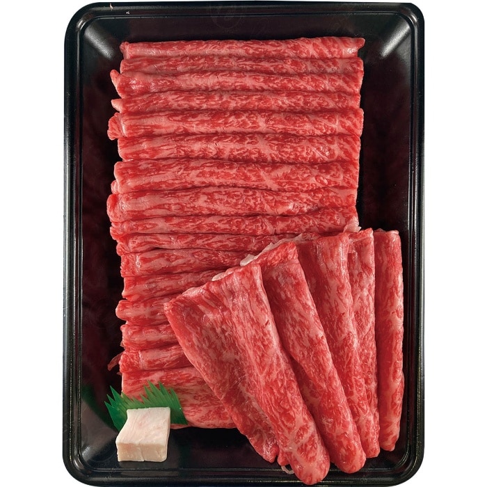 [冷凍][直送商品]母の日 5/8-10お届け 萬野和牛すきしゃぶ用モモ800g 【配送指定日不可】 (1854-181)