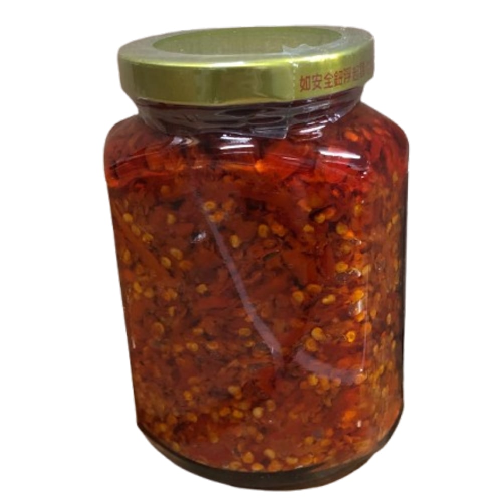 朝天 辣椒大王 激辛唐辛子のオイル漬け 380g【台湾】