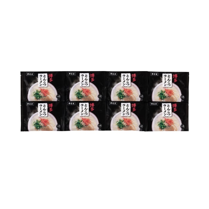 博多半生とんこつラーメン8食 【綿半お歳暮】 【11/15～12/26順次お届け】[直送商品]