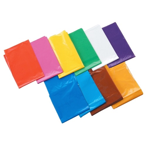 [取寄5]水色 カラービニール袋(10枚組) 45539