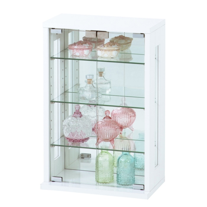 卓上コレクションケース 縦型 27060 ホワイト (本州四国九州限定)