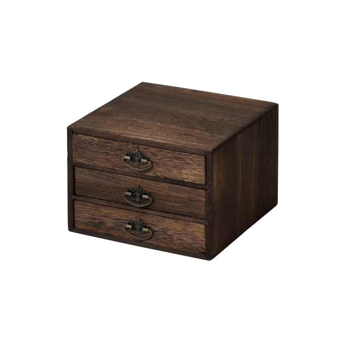 焼桐 小引出し3段 64851 (本州四国九州限定)