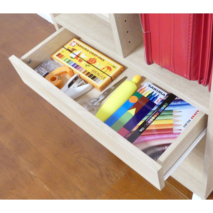 シンプルランドセル収納ワゴン 79865 ナチュラル (本州四国九州限定)