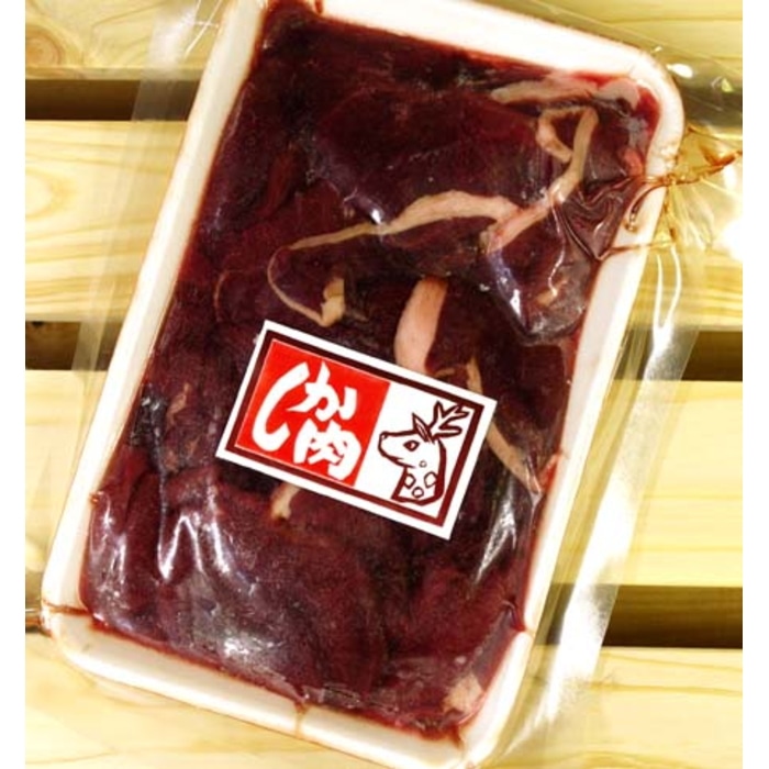 [冷凍][直送10]鹿上肉スライス 300g (狩猟) 【配送指定日不可】6103
