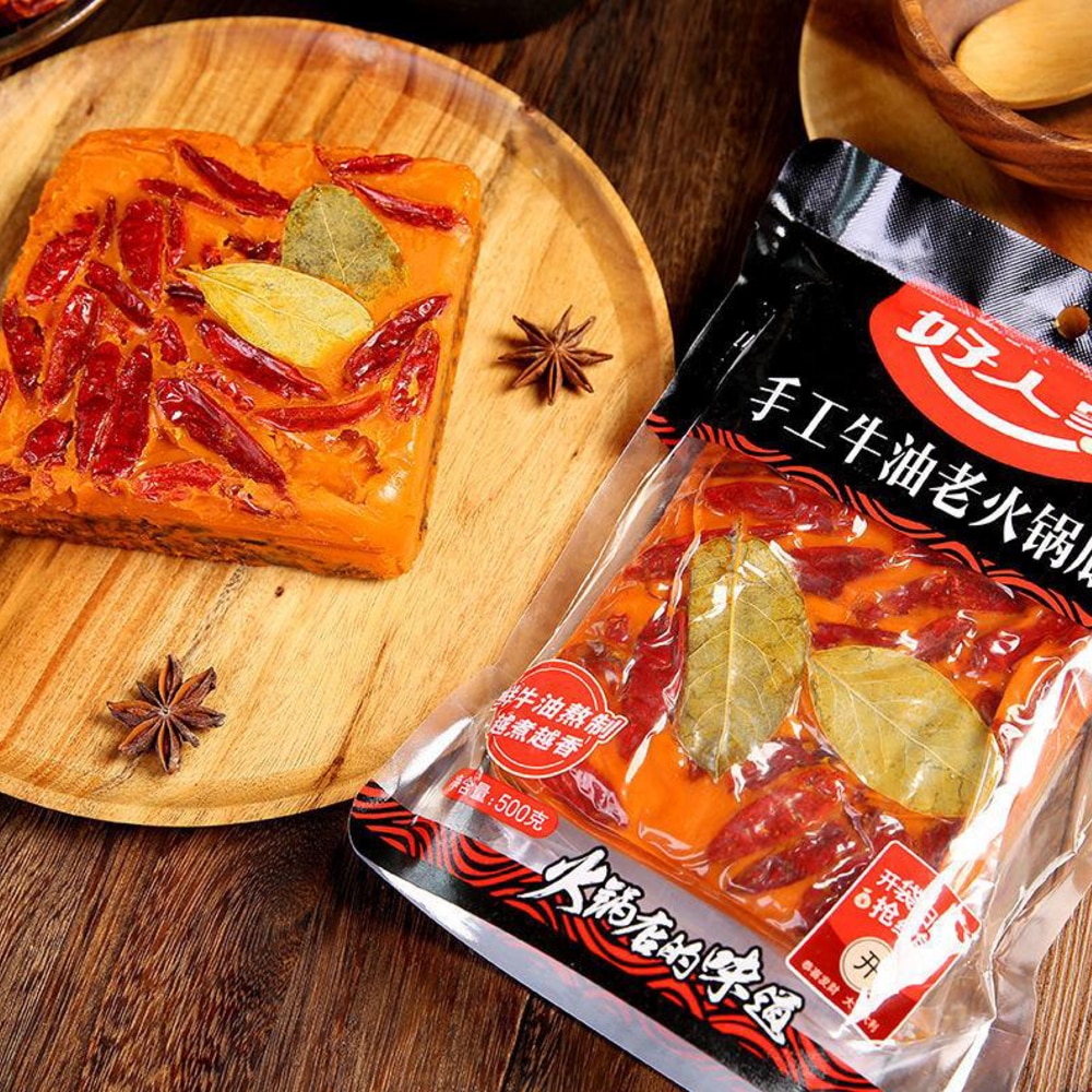 好人家 手工老火鍋底料 手作り火鍋の素 500g【中国】