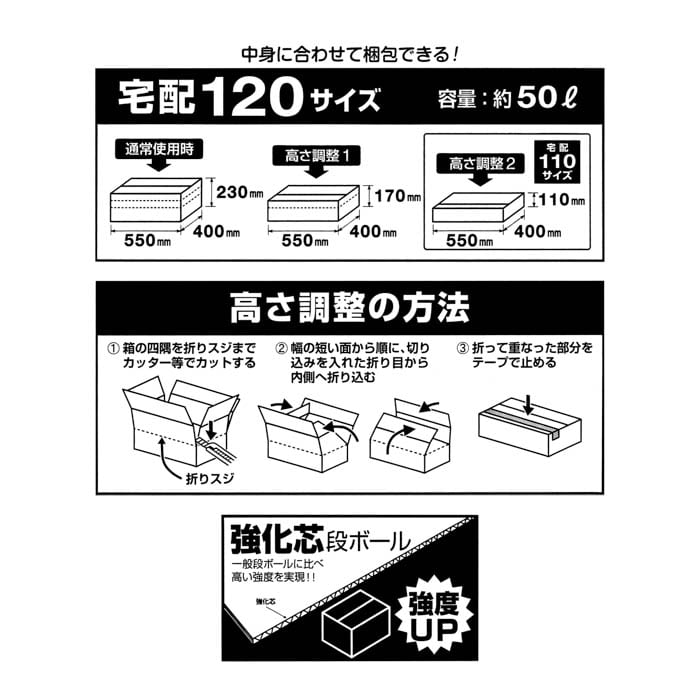 ダンボール　強化芯　ＫＰＮー１２０
