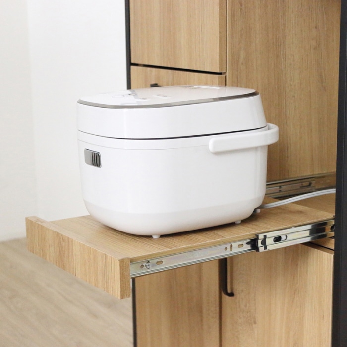 アート食器棚 60-100 23378 モダンナチュラル (本州四国九州限定)