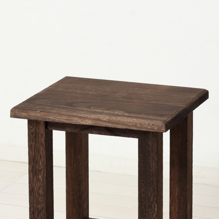 焼桐 角スツール 64853 (本州四国九州限定)