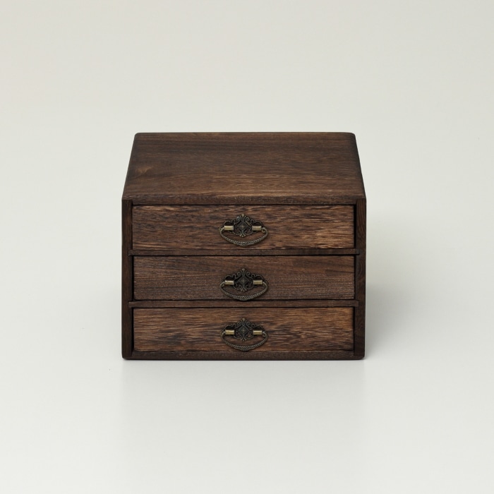 焼桐 小引出し3段 64851 (本州四国九州限定)