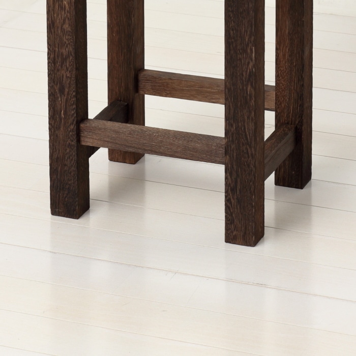 焼桐 角スツール 64853 (本州四国九州限定)