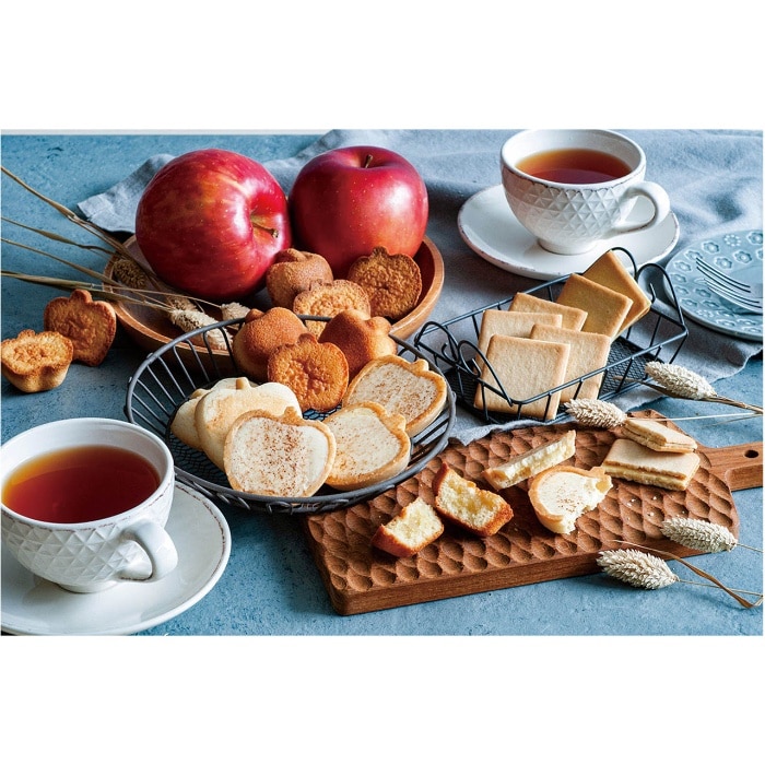 [直送商品]母の日 5/8-10お届け りんごとバター。 りんごとバター。3種ギフトS 【配送指定日不可】 (1854-117)