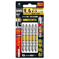 ANEX(アネックス) 龍靭ビット 両頭 5本組 ＋2×65mm ARTM5-2065
