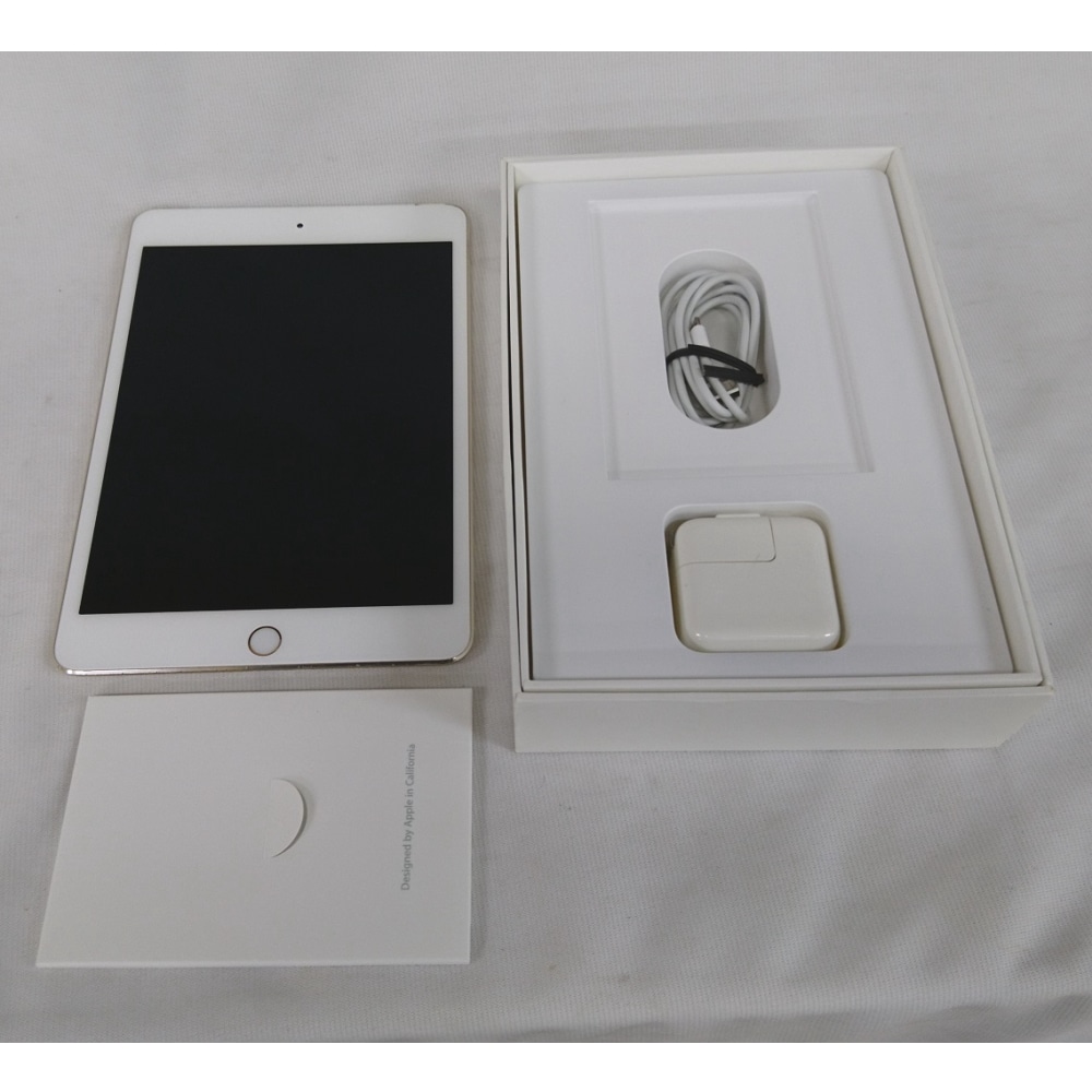 中古B]iPad mini 4 Wi-Fi+Cellular MNWG2J/A ゴールド (au)(SIMロック ...