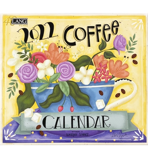 2022年　LANG壁掛けカレンダー　COFFEE