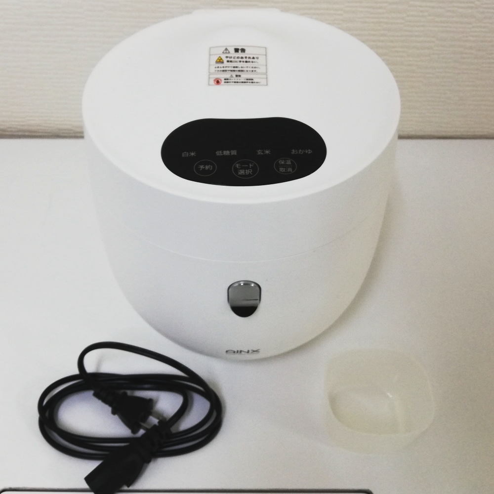 [ジャンク品]Smart Rice Cooker 糖質カット炊飯器 AX-RC3W ホワイト