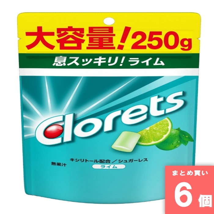 [取寄10][まとめ買い]【6個セット】クロレッツXPライムパウチ [4547894156964]