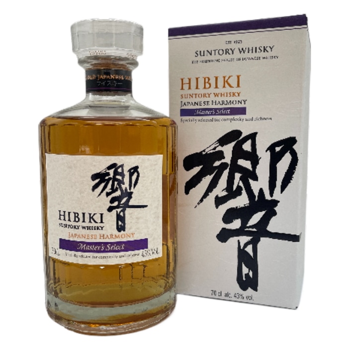 【免税店限定品】サントリー響 ジャパニーズハーモニー マスターズセレクト 43度 700ml 箱付