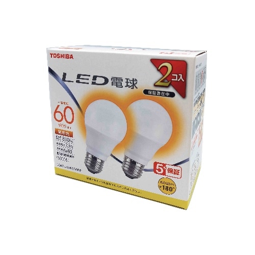 LED電球広配光60W2P LDA7L-G/K60V1RP 電球色