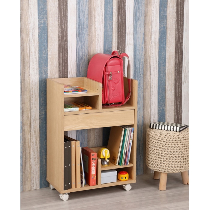 シンプルランドセル収納ワゴン 79865 ナチュラル (本州四国九州限定)